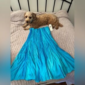 Ralph Lauren Vibrant Blue Maxi Skirt